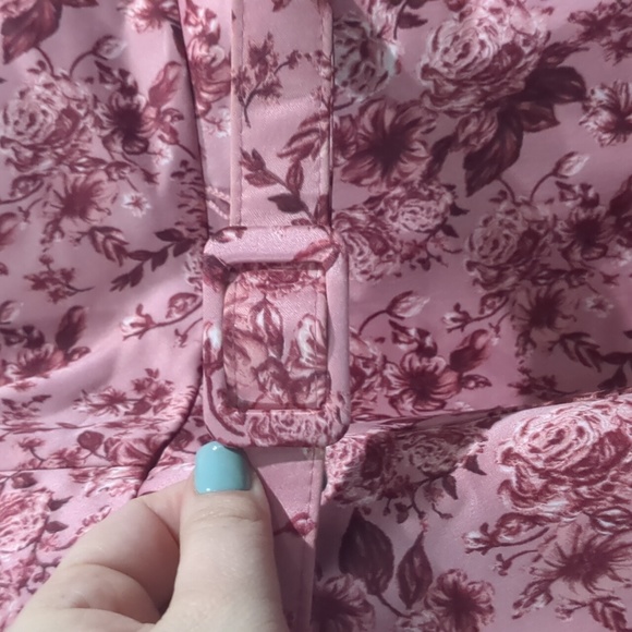 Gal Meets Glam Elle Dress in Pink Rose floral Size 20 - Picture 8 of 10